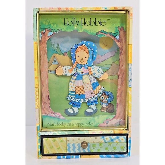 1981 American Greetings Holly Hobbie Dancing Music Box My Favorite Things Works - Picture 13 of 13